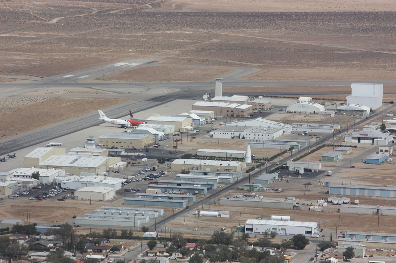 Mojave Air and Space Port Arial Location