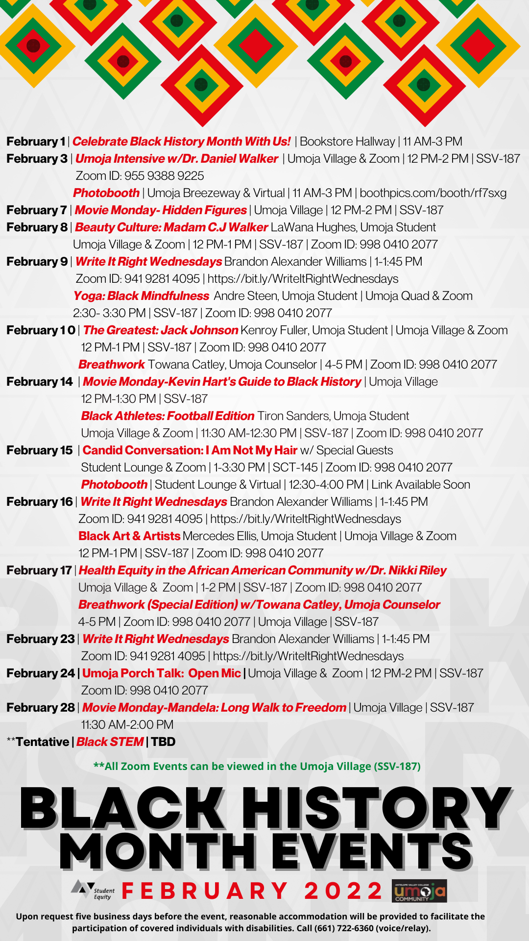 Black History Month Events 2022