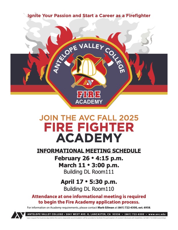 Fire Academy info sessions