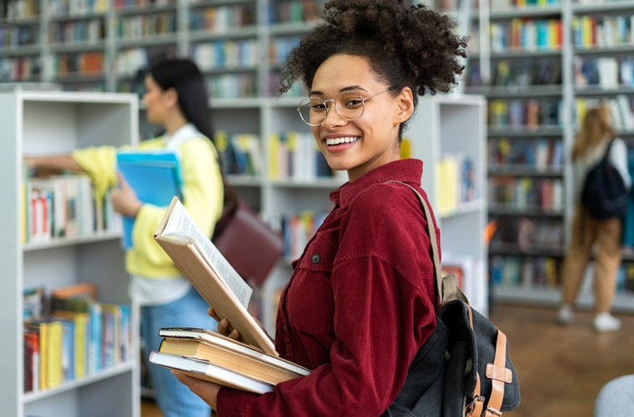 Student with Books