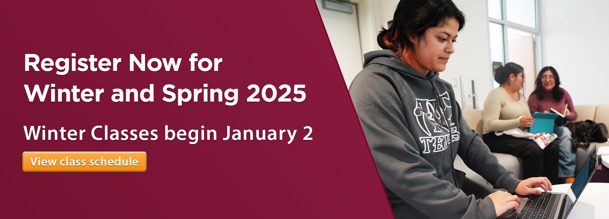 Register Now for Winter and Spring 2025